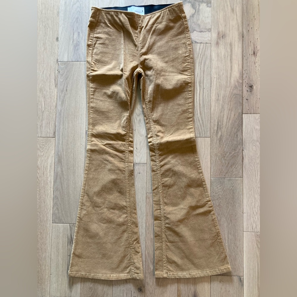 Newbury Kustom Black and Tan Corduroy Pants